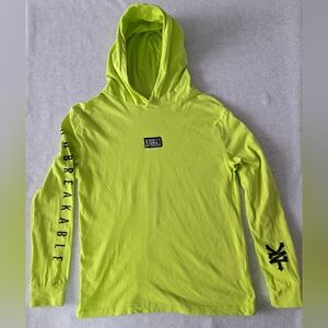 💫🩷3for21 Bundle Sale🩷💫Zoo York Vibrant Neon Green Hoodie with Sleeve Graphic